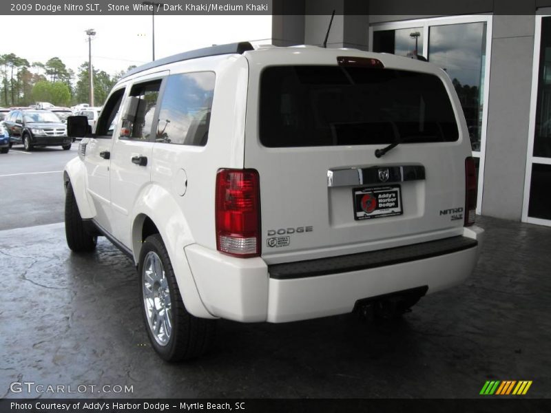 Stone White / Dark Khaki/Medium Khaki 2009 Dodge Nitro SLT