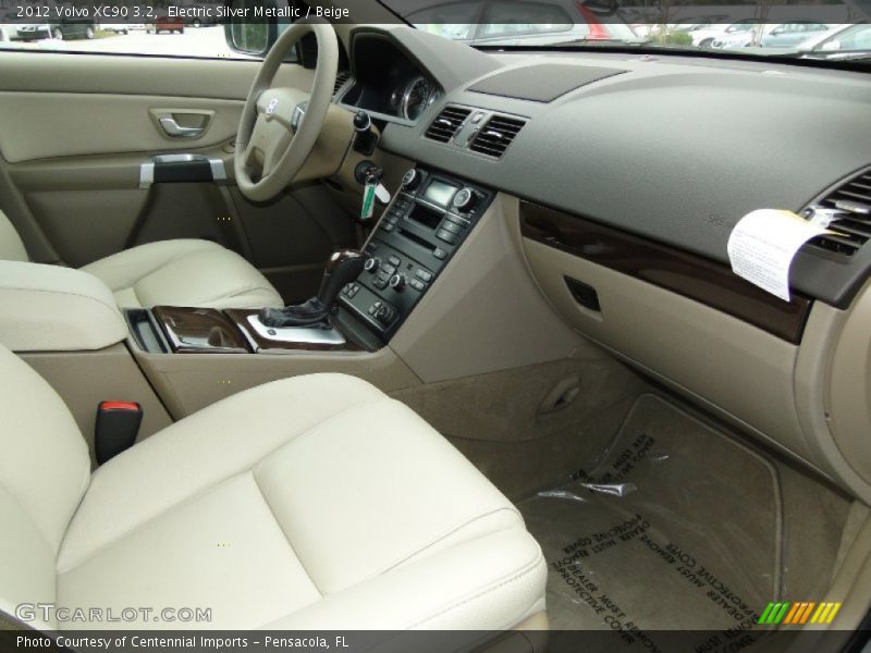 Electric Silver Metallic / Beige 2012 Volvo XC90 3.2