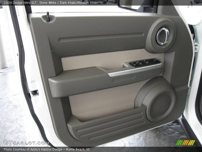 Stone White / Dark Khaki/Medium Khaki 2009 Dodge Nitro SLT