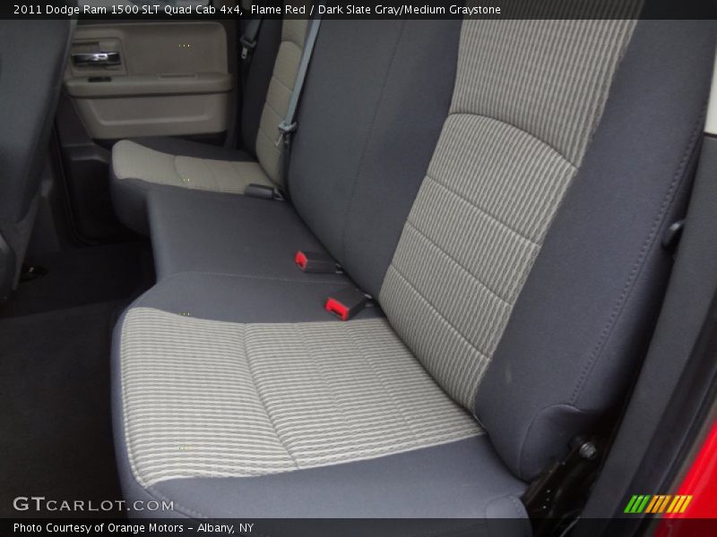 Flame Red / Dark Slate Gray/Medium Graystone 2011 Dodge Ram 1500 SLT Quad Cab 4x4