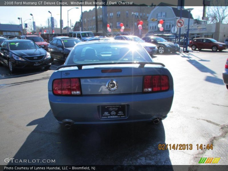 Windveil Blue Metallic / Dark Charcoal 2008 Ford Mustang GT Deluxe Coupe