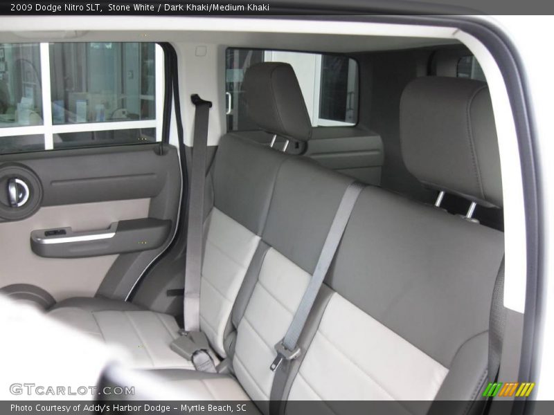 Stone White / Dark Khaki/Medium Khaki 2009 Dodge Nitro SLT