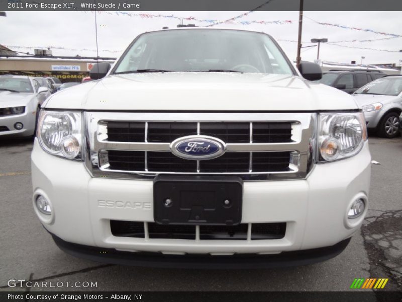 White Suede / Camel 2011 Ford Escape XLT