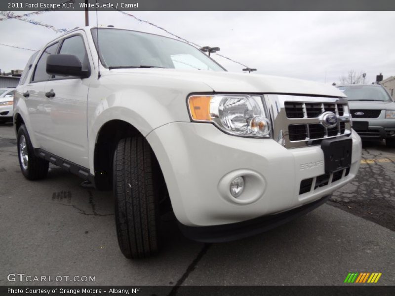 White Suede / Camel 2011 Ford Escape XLT