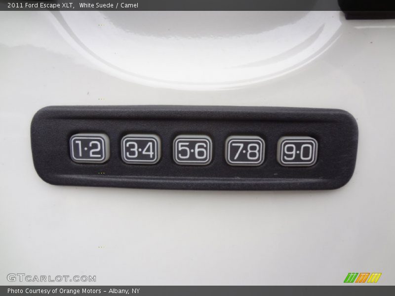 White Suede / Camel 2011 Ford Escape XLT