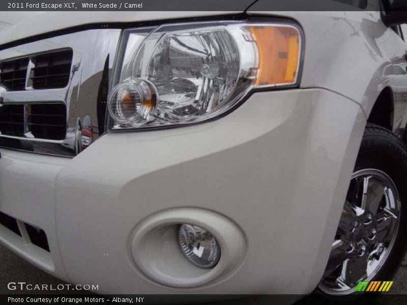 White Suede / Camel 2011 Ford Escape XLT