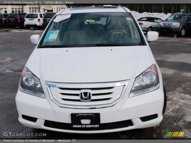 Taffeta White / Beige 2010 Honda Odyssey EX-L