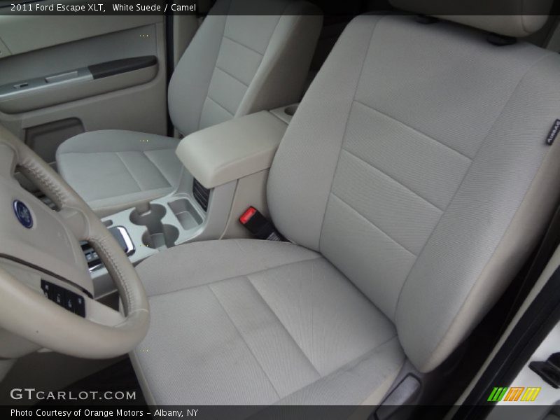 White Suede / Camel 2011 Ford Escape XLT