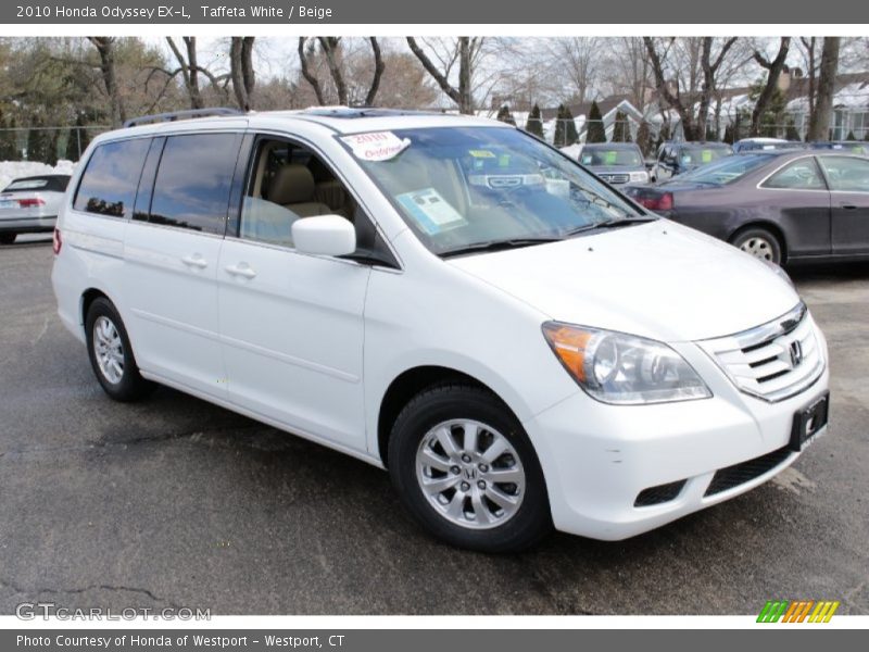 Taffeta White / Beige 2010 Honda Odyssey EX-L
