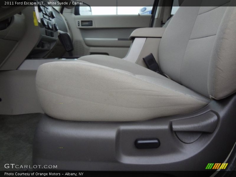 White Suede / Camel 2011 Ford Escape XLT