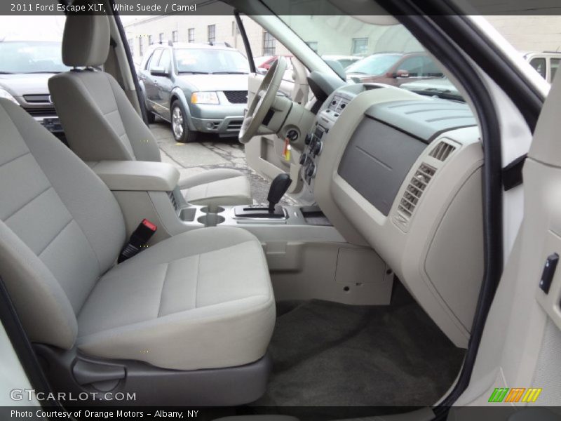 White Suede / Camel 2011 Ford Escape XLT