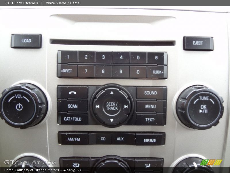 White Suede / Camel 2011 Ford Escape XLT