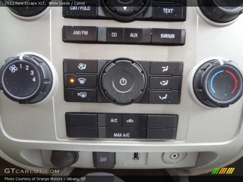 White Suede / Camel 2011 Ford Escape XLT