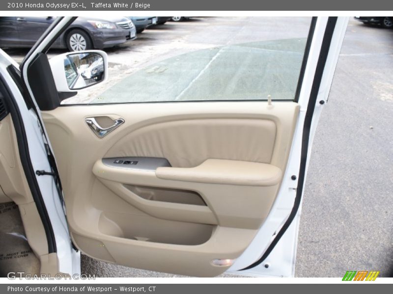 Taffeta White / Beige 2010 Honda Odyssey EX-L