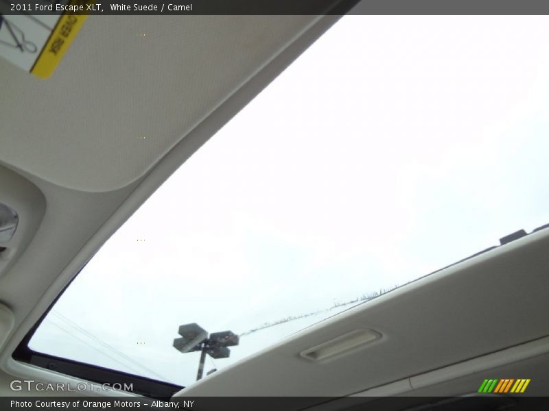 White Suede / Camel 2011 Ford Escape XLT