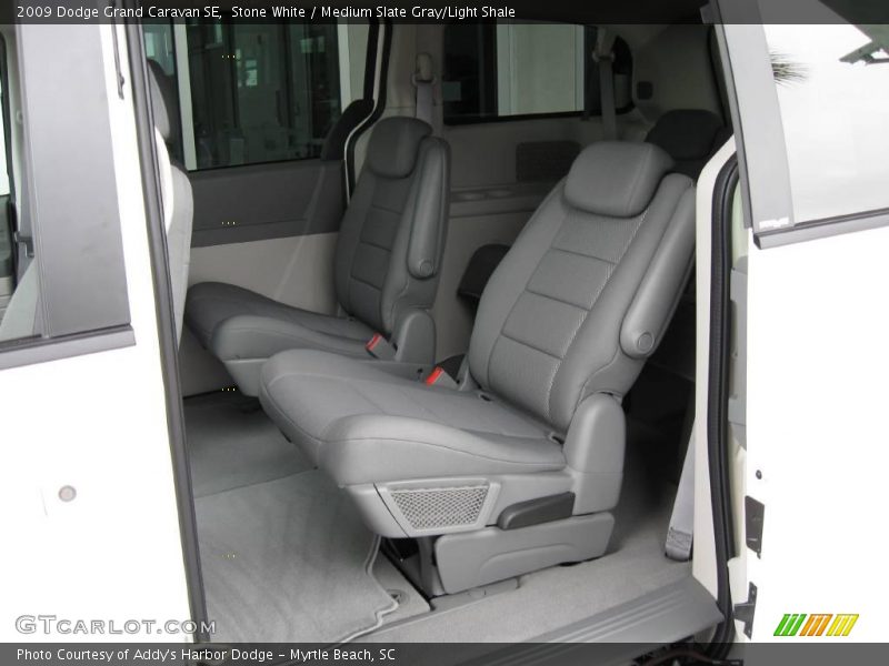 Stone White / Medium Slate Gray/Light Shale 2009 Dodge Grand Caravan SE
