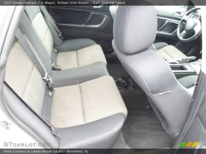 Brilliant Silver Metallic / Dark Charcoal Tweed 2007 Subaru Outback 2.5i Wagon