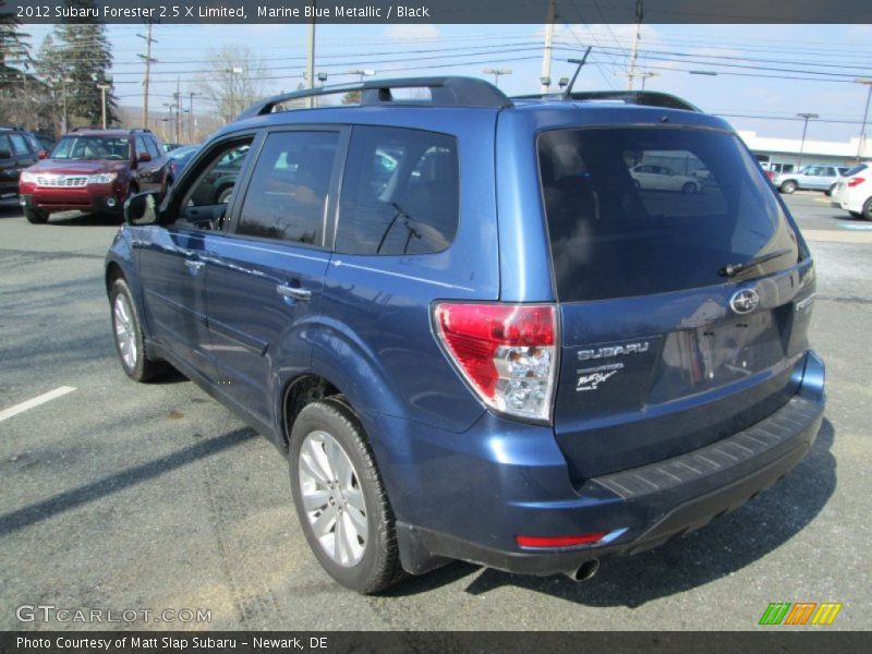 Marine Blue Metallic / Black 2012 Subaru Forester 2.5 X Limited