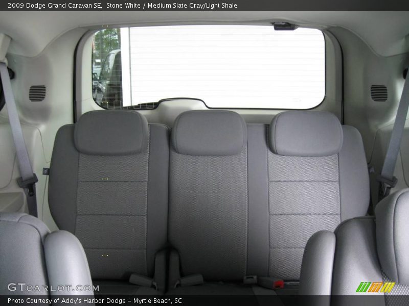 Stone White / Medium Slate Gray/Light Shale 2009 Dodge Grand Caravan SE