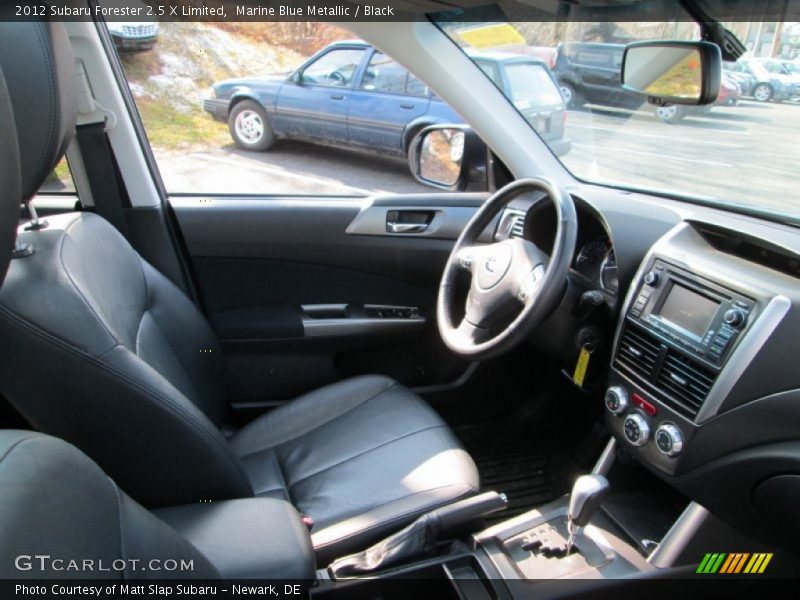 Marine Blue Metallic / Black 2012 Subaru Forester 2.5 X Limited