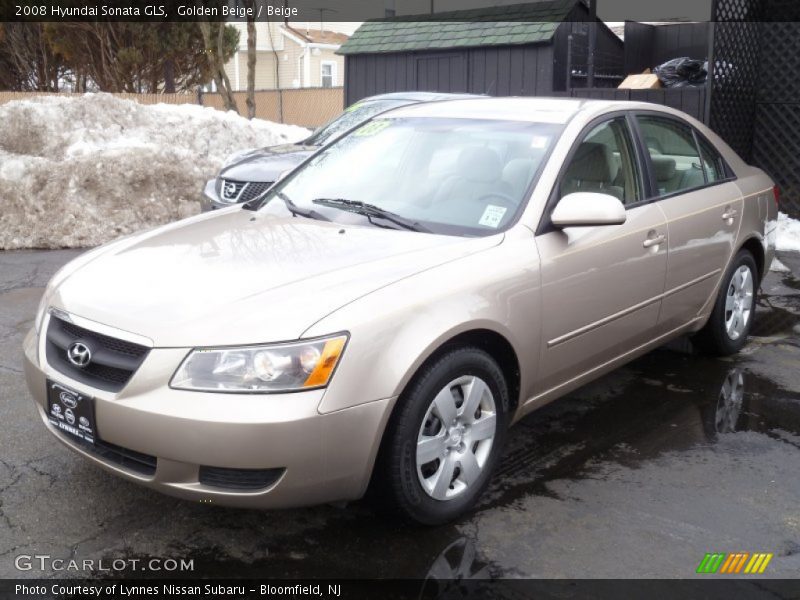 Golden Beige / Beige 2008 Hyundai Sonata GLS