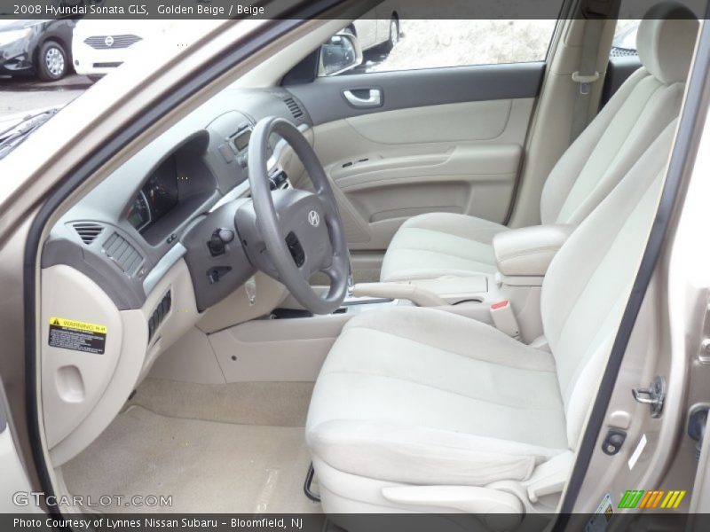 Golden Beige / Beige 2008 Hyundai Sonata GLS