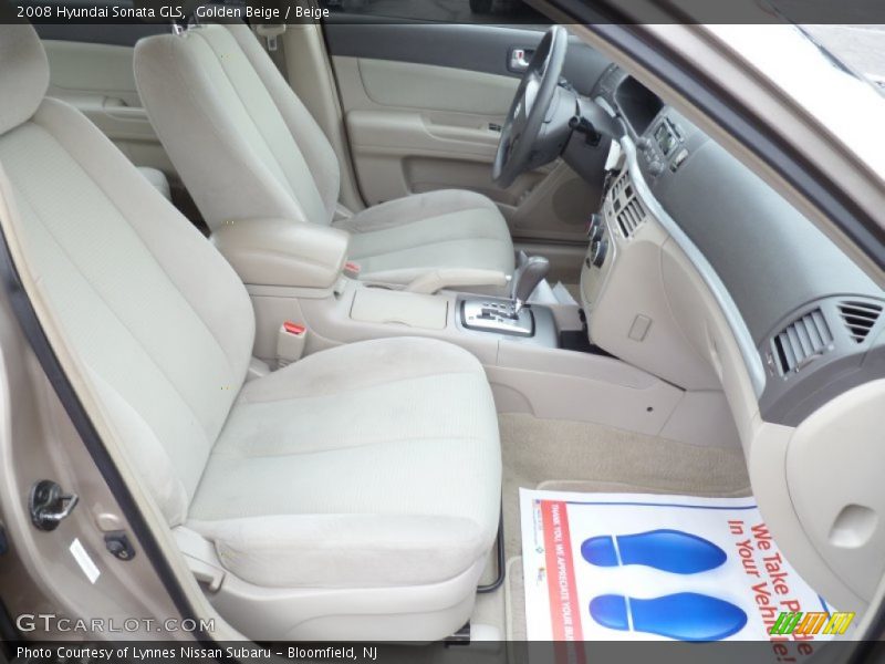 Golden Beige / Beige 2008 Hyundai Sonata GLS