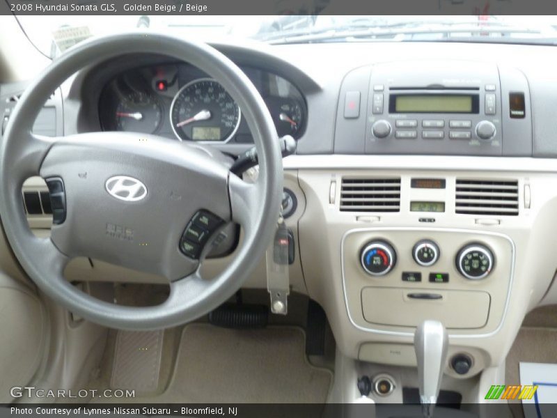 Golden Beige / Beige 2008 Hyundai Sonata GLS