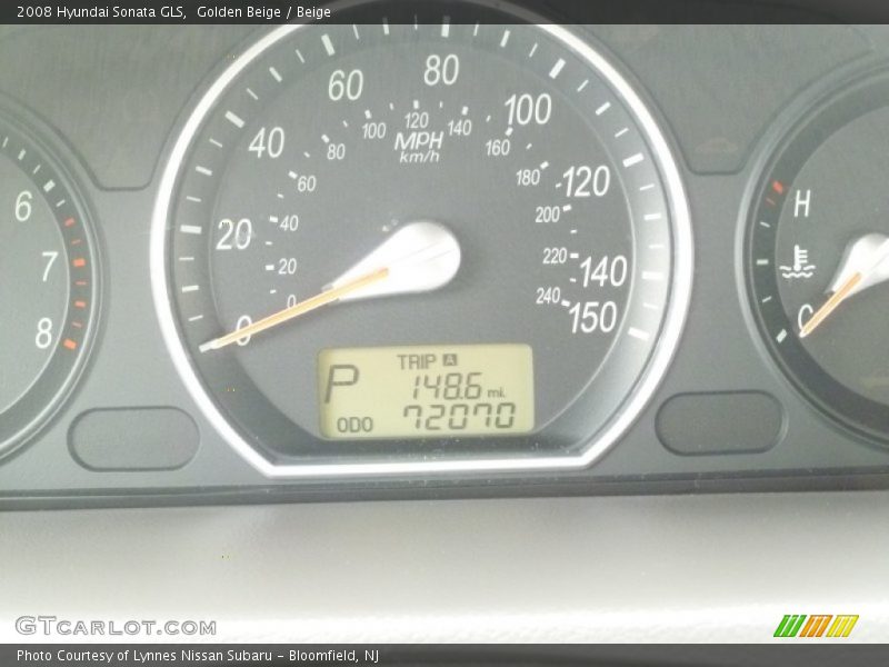 Golden Beige / Beige 2008 Hyundai Sonata GLS