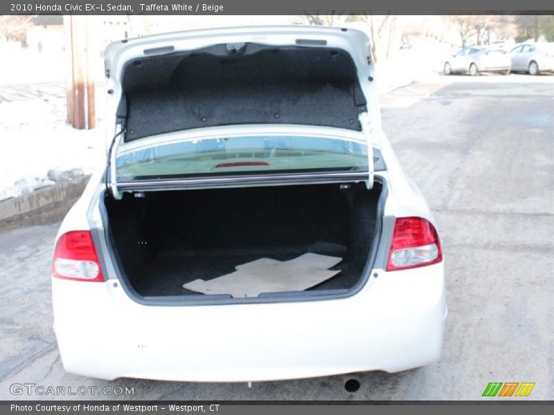 Taffeta White / Beige 2010 Honda Civic EX-L Sedan