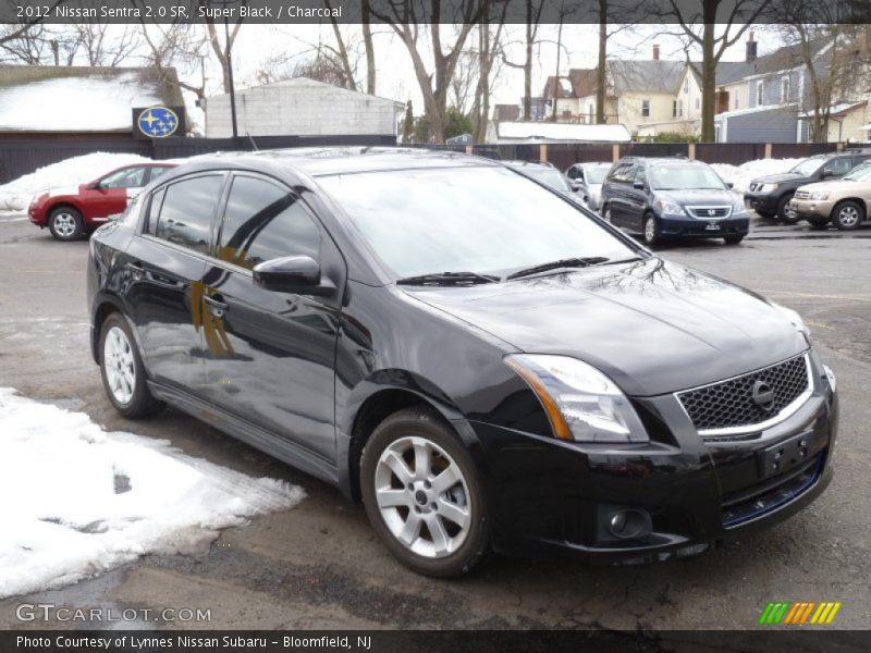 Super Black / Charcoal 2012 Nissan Sentra 2.0 SR