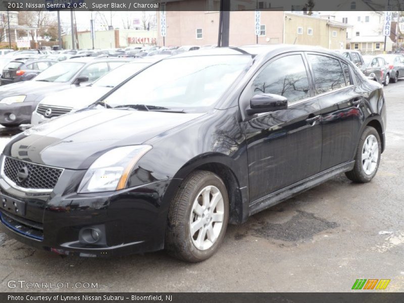 Super Black / Charcoal 2012 Nissan Sentra 2.0 SR