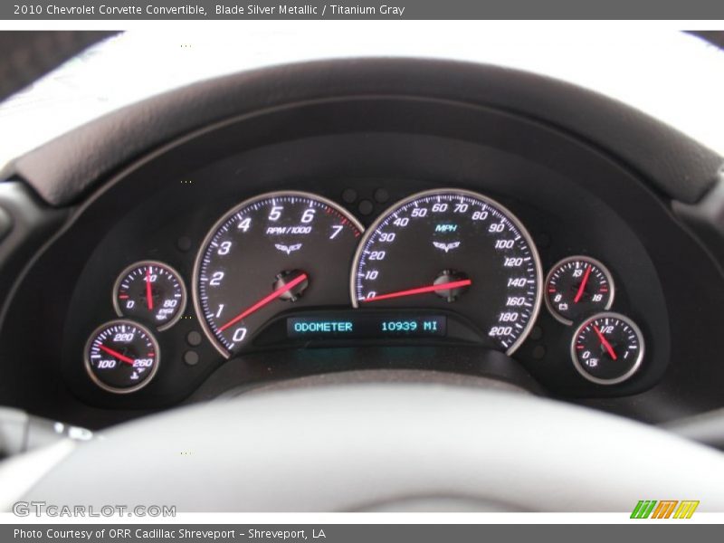 2010 Corvette Convertible Convertible Gauges