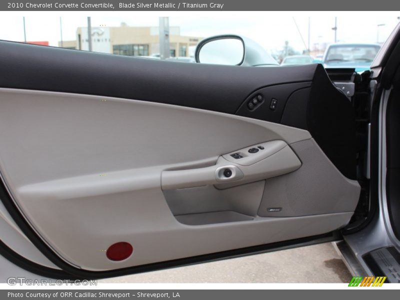 Door Panel of 2010 Corvette Convertible