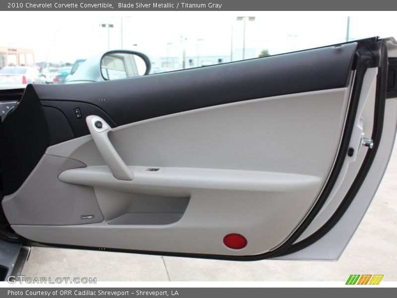 Door Panel of 2010 Corvette Convertible