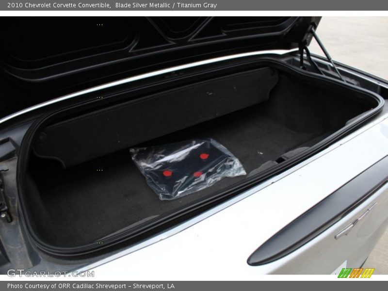 Blade Silver Metallic / Titanium Gray 2010 Chevrolet Corvette Convertible