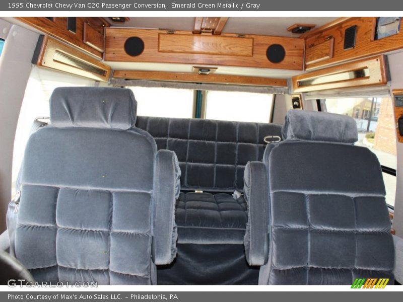 Emerald Green Metallic / Gray 1995 Chevrolet Chevy Van G20 Passenger Conversion