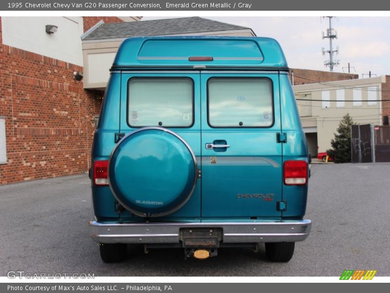 Emerald Green Metallic / Gray 1995 Chevrolet Chevy Van G20 Passenger Conversion