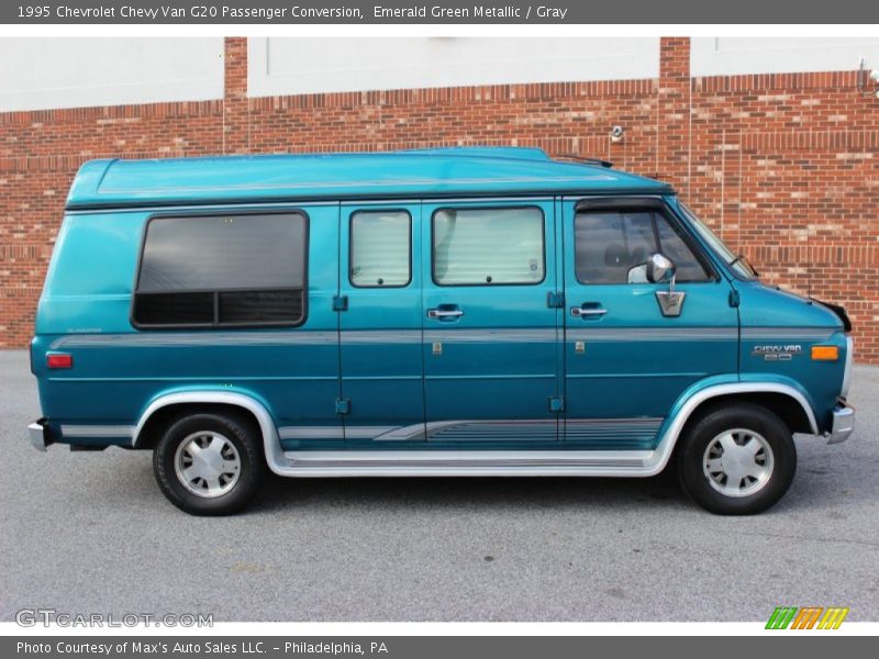 1995 Chevy Van G20 Passenger Conversion Emerald Green Metallic Photo No