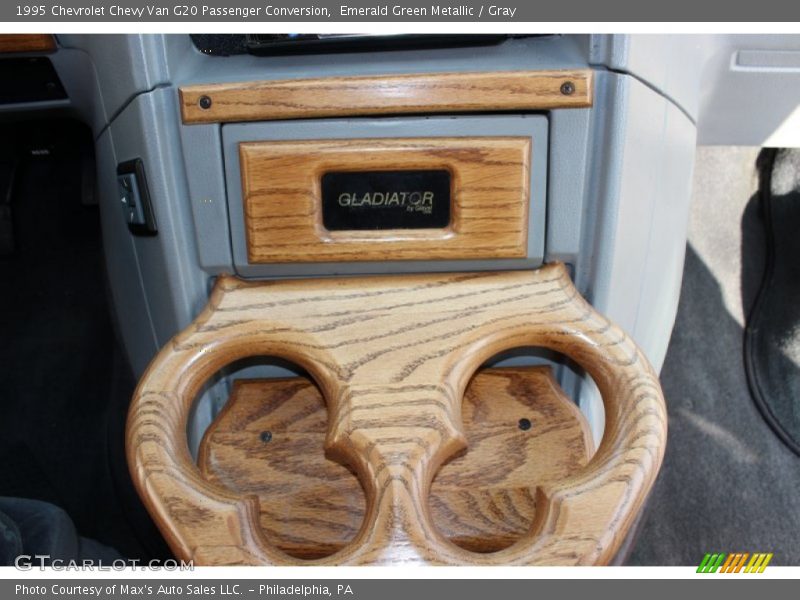 Emerald Green Metallic / Gray 1995 Chevrolet Chevy Van G20 Passenger Conversion