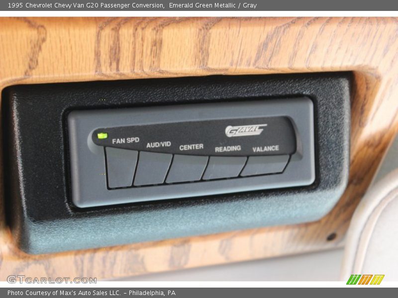 Emerald Green Metallic / Gray 1995 Chevrolet Chevy Van G20 Passenger Conversion