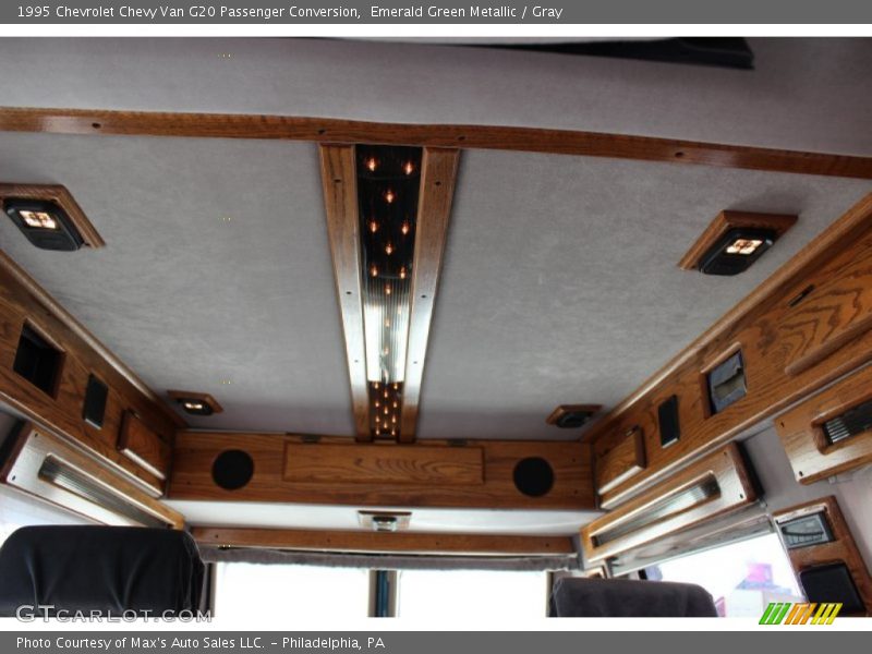 Emerald Green Metallic / Gray 1995 Chevrolet Chevy Van G20 Passenger Conversion