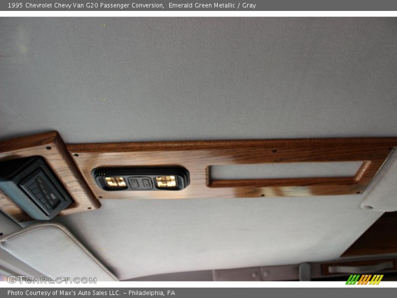 Emerald Green Metallic / Gray 1995 Chevrolet Chevy Van G20 Passenger Conversion