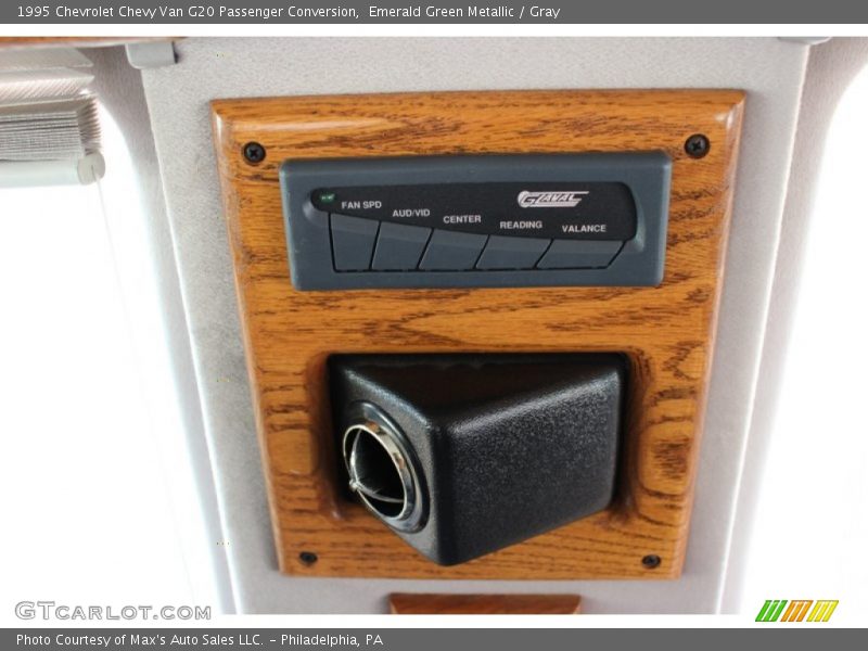 Emerald Green Metallic / Gray 1995 Chevrolet Chevy Van G20 Passenger Conversion