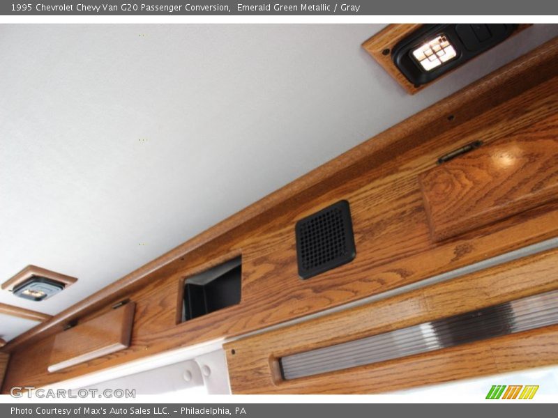 Emerald Green Metallic / Gray 1995 Chevrolet Chevy Van G20 Passenger Conversion