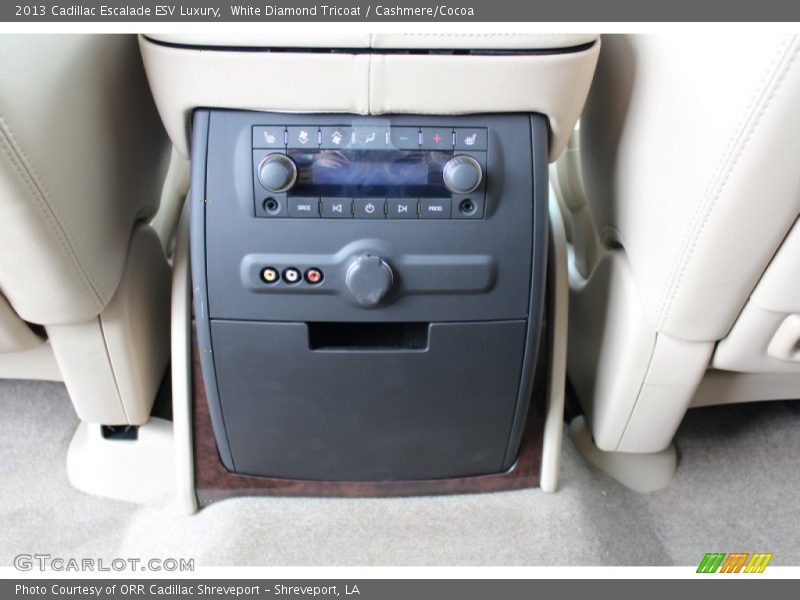 White Diamond Tricoat / Cashmere/Cocoa 2013 Cadillac Escalade ESV Luxury