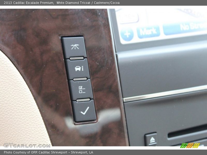 Controls of 2013 Escalade Premium