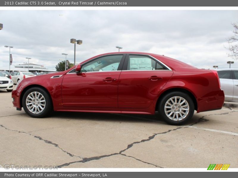 Crystal Red Tintcoat / Cashmere/Cocoa 2013 Cadillac CTS 3.0 Sedan