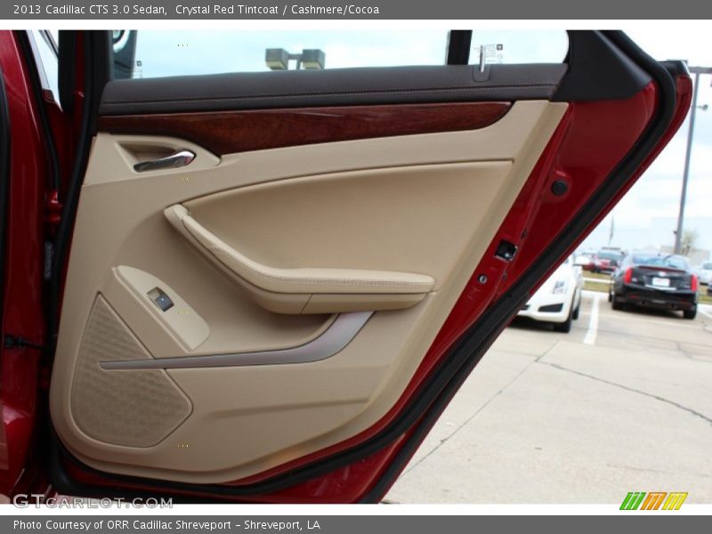 Crystal Red Tintcoat / Cashmere/Cocoa 2013 Cadillac CTS 3.0 Sedan
