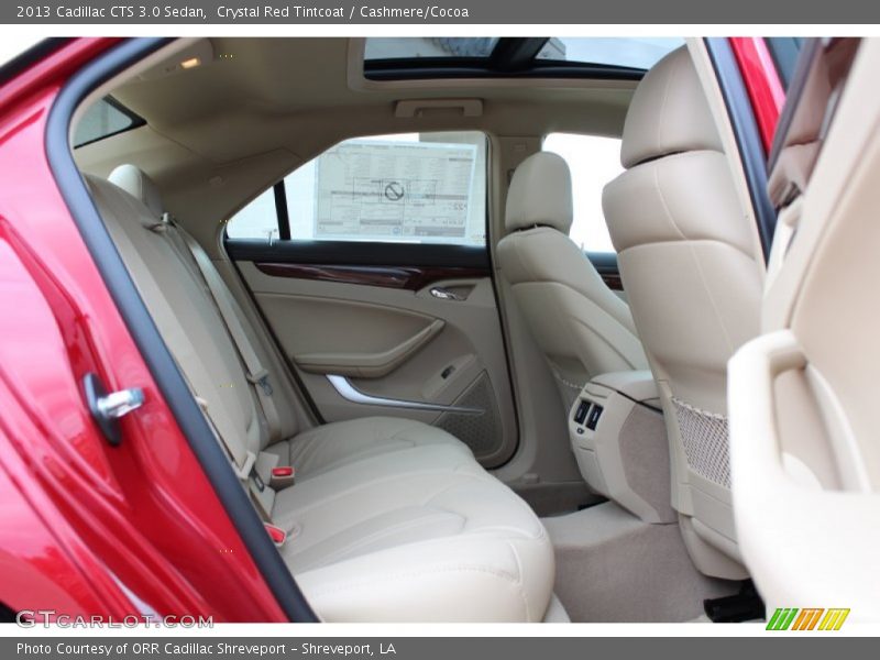 Crystal Red Tintcoat / Cashmere/Cocoa 2013 Cadillac CTS 3.0 Sedan